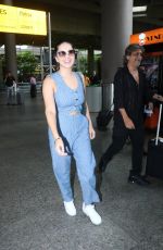 SUNNY LEONE Arrives at Airport in Mumbai 08/24/2022