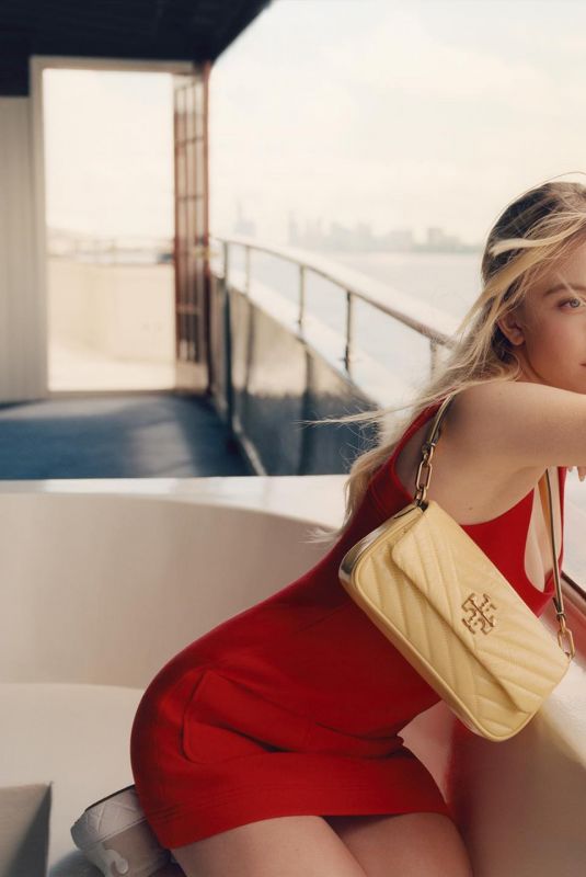 SYDNEY SWEENEY for Tory Burch Campaign, August 2022