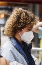 TATIANA MASLANY Arrives at Good Morning America in New York 08/08/2022