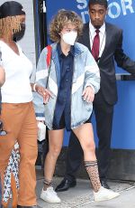 TATIANA MASLANY Arrives at Good Morning America in New York 08/08/2022