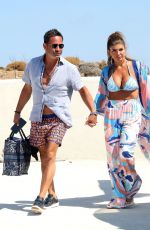 TERESA GIUDICE and Luis Louie Ruela at a Helicopter Ride in Mykonos 08/14/2022