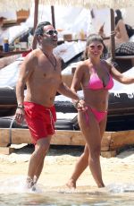 TERESA GIUDICE in Bikini and Luis Ruelas in Mykonos 08/18/2022