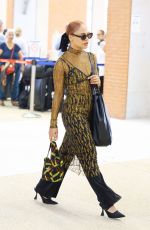 TESSA THOMPSON Leaves Excelsior Hotel in Venice 08/30/2022