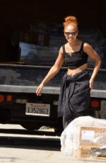 TESSA THOMPSON Out Shopping for Home Goods in Los Angeles 08/18/2022