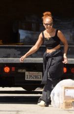 TESSA THOMPSON Out Shopping for Home Goods in Los Angeles 08/18/2022