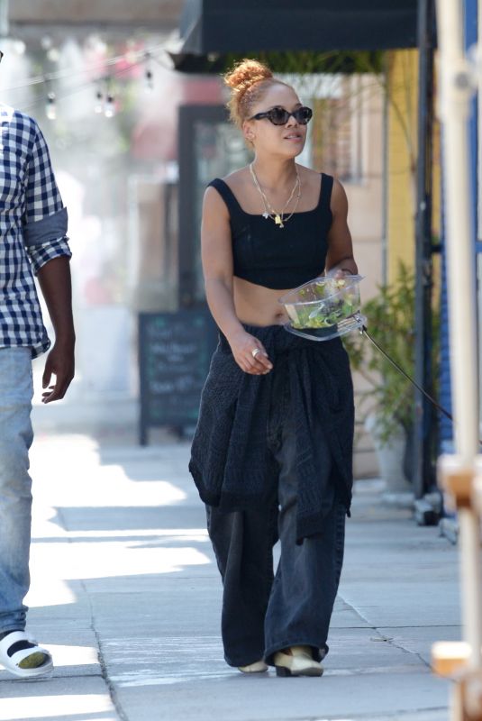 TESSA THOMPSON Out Shopping for Home Goods in Los Angeles 08/18/2022