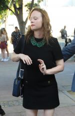 THORA BIRCH Arrives at Bullet Train Premiere in Westwood 08/01/2022