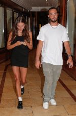 THYLANE BLONDEAU and Ben Attal Night Out in Saint Tropez 08/28/2022