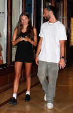 THYLANE BLONDEAU and Ben Attal Night Out in Saint Tropez 08/28/2022