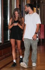 THYLANE BLONDEAU and Ben Attal Night Out in Saint Tropez 08/28/2022