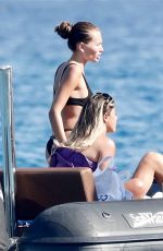 THYLANE BLONDEAU in Bikini at a Yacht in Saint Tropez 08/21/2022