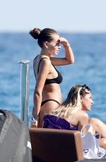 THYLANE BLONDEAU in Bikini at a Yacht in Saint Tropez 08/21/2022
