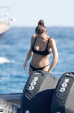 THYLANE BLONDEAU in Bikini at a Yacht in Saint Tropez 08/21/2022