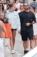 THYLANE BLONDEAU Shopping at Hermes Store in Saint Tropez 08/17/2022