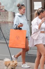 THYLANE BLONDEAU Shopping at Hermes Store in Saint Tropez 08/17/2022