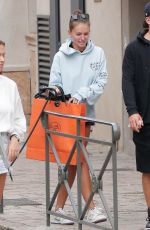 THYLANE BLONDEAU Shopping at Hermes Store in Saint Tropez 08/17/2022