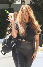 TYRA BANKS Arrives at Day of Indulgence Party in Brentwood 08/14/2022