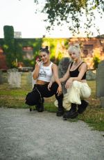 VANESSA HUDGENS and GG MAGREE at a Photoshoot, August 2022