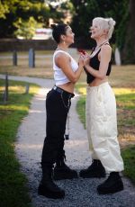 VANESSA HUDGENS and GG MAGREE at a Photoshoot, August 2022