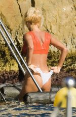 VICTORIA SIVLSTEDT in Bikini at a Pool in Antibes 07/04/2022