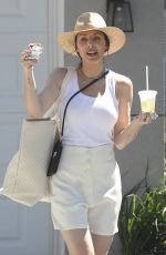 WHITNEY CUMMINGS Out for Lunch with Firend in Brentwood 08/14/2022