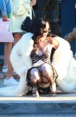 WINNIE HARLOW on the Set of a Photoshoot in West Hollywood 08/18/2022