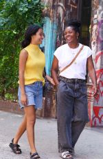 YARA and KERI SHAHIDI Out in New York 08/14/2022