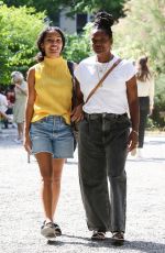 YARA and KERI SHAHIDI Out in New York 08/14/2022