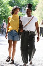 YARA and KERI SHAHIDI Out in New York 08/14/2022