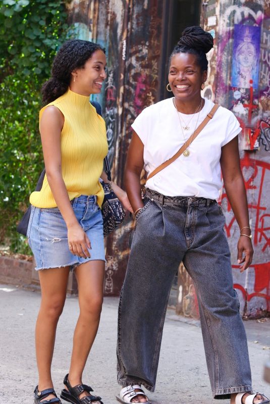 YARA and KERI SHAHIDI Out in New York 08/14/2022