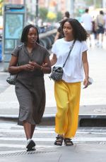 YARA SHAHIDI Out and About in New York 08/16/2022