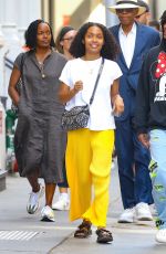 YARA SHAHIDI Out and About in New York 08/16/2022