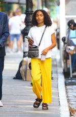 YARA SHAHIDI Out and About in New York 08/16/2022