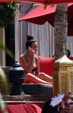 YAZMIN OUKHELLOU in Bikini on Vacation in Marrakech 08/25/2022