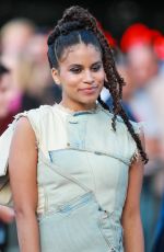 ZAZIE BEETZ Arrives at Bullet Train Premiere in Westwood 08/01/2022