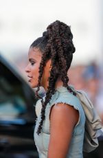 ZAZIE BEETZ Arrives at Bullet Train Premiere in Westwood 08/01/2022