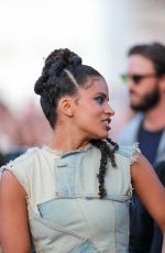 ZAZIE BEETZ Arrives at Bullet Train Premiere in Westwood 08/01/2022