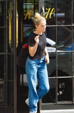 ZOEY DEUTCH Leaves Her Hotel in New York 08/30/2022