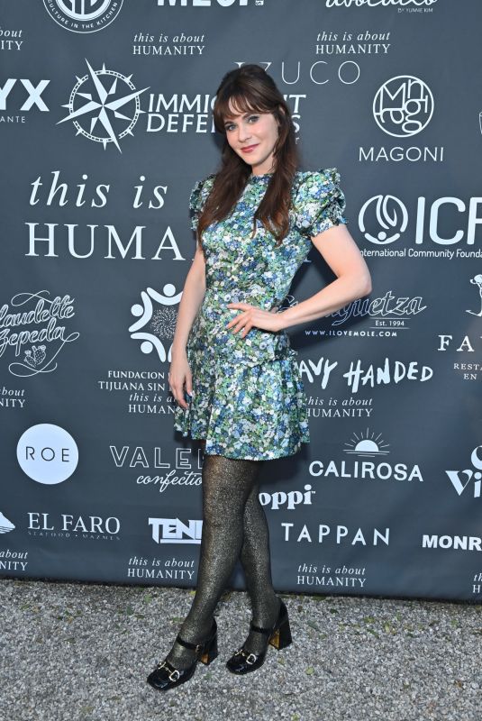 ZOOEY DEUTCH at Tiah 4th Annual Fundraiser in Los Angeles 08/27/2022