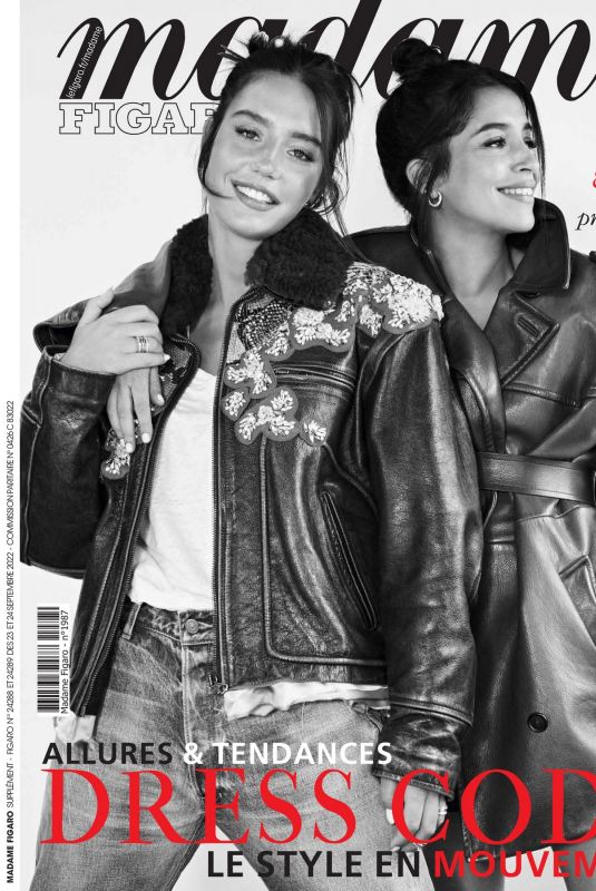 ADELE EXARCHOPOULOS and LEILA BEK in Madame Figaro, September 2022