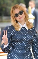 AIMEE LOU WOOD Arrives at Excelsior Hotel at 79th Venice International Film Festival 09/01/2022