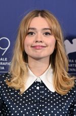 AIMEE LOU WOOD at Living Photocall at 2022 Venice International Film Festival 09/01/2022