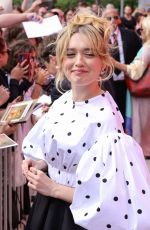 AIMEE LOU WOOD at Living Premiere at 79th Venice International Film Festival 09/01/2022