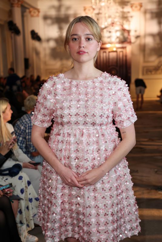 AIMEE LOU WOOD at Paul and Joe SS23 Catwalk Show at London Fashion Week 09/17/2022