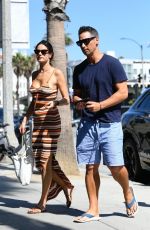 ALESSANDRA AMBROSIO and Richard Lee Out in Santa Monica 09/28/2022