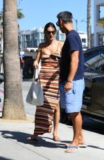 ALESSANDRA AMBROSIO and Richard Lee Out in Santa Monica 09/28/2022