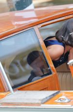 ALESSANDRA AMBROSIO Arrives at Excelsior Hotel in Venice 09/01/2022