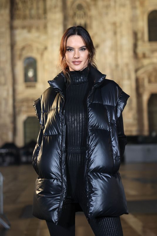 ALESSANDRA AMBROSIO at Moncler Show at Milan Fashion Week 09/24/2022