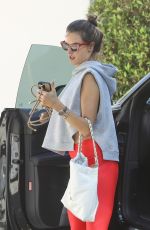 ALESSANDRA AMBROSIO Heading to a Gym in Beverly Hills 09/27/2022