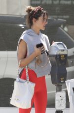ALESSANDRA AMBROSIO Heading to a Gym in Beverly Hills 09/27/2022